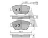 AISIN BPPE-1007 Brake Pad Set, disc brake